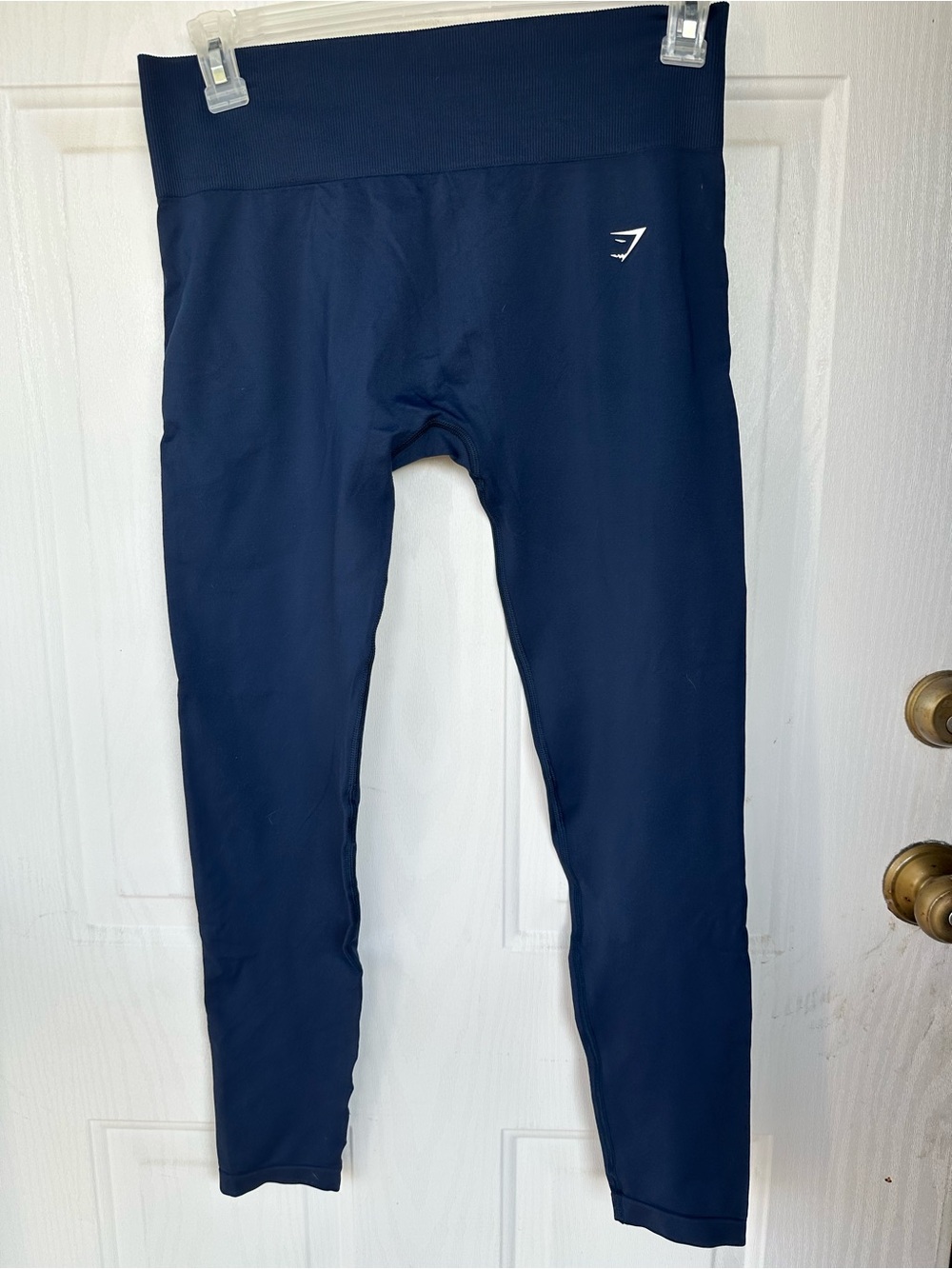 Gymshark Women’s Navy Seamless High-Waist Leggings